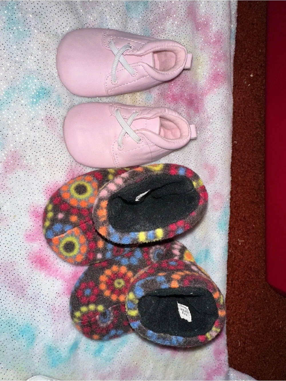Lot of 6 Baby shoes size 6 months to 3 toddler